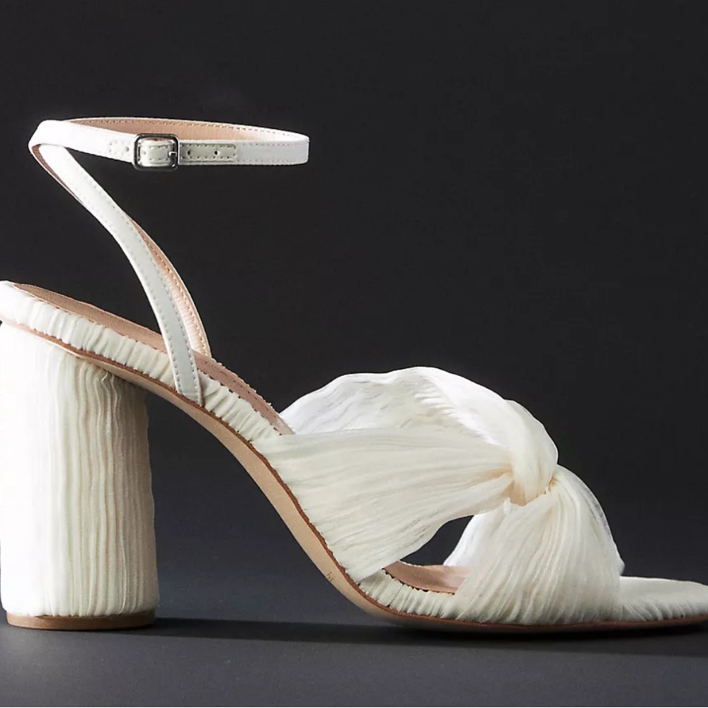 Loeffler Randall Reed Pearl Pleated Twist Heel
